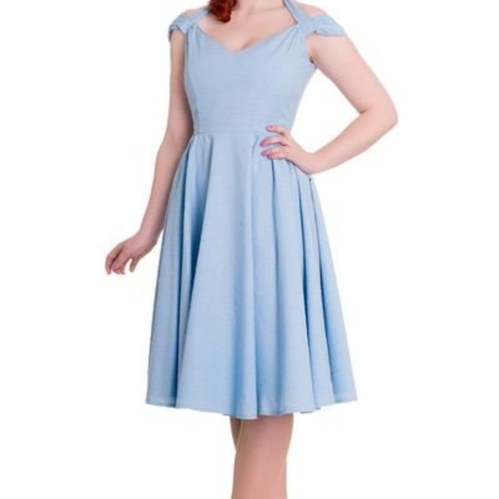 ISO WTB Hell Bunny Eveline Sky Blue Baby Blue dress